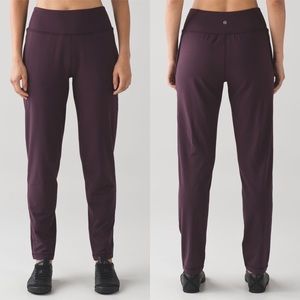 Lululemon Fit Physique Pant Sz 4 In Black Cherry